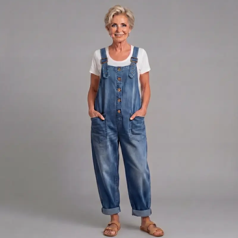 Linnéa | Damen Latzhose Wide Leg Overall