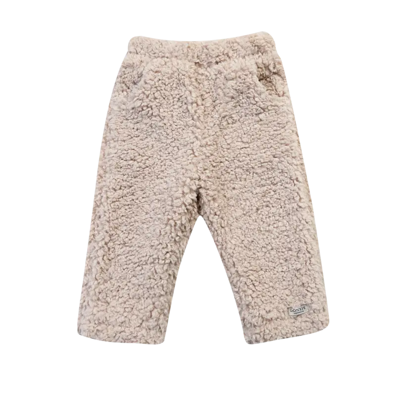 Linnie Trousers | Soft Taupe Teddy