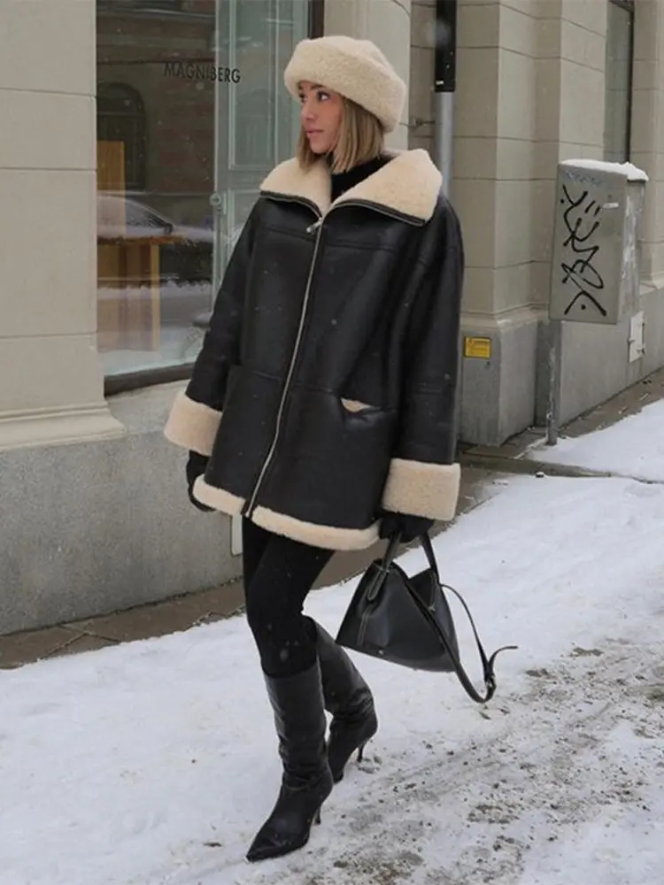 Lisa - Wärme Pelzmantel
