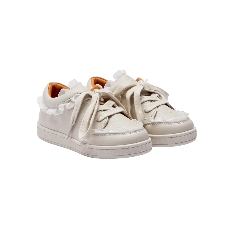 Lisel Sneakers | Off White Leather