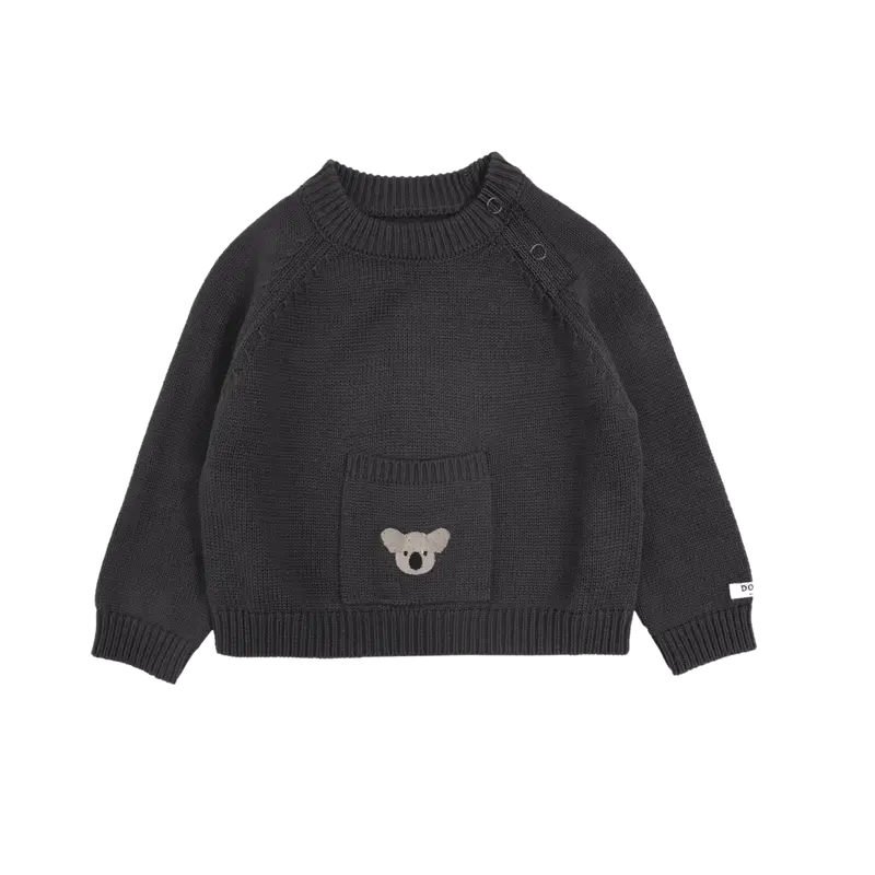 Loeke Sweater | Koala | Blue Marine