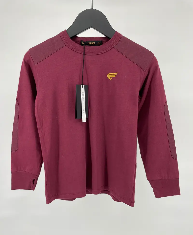 Longsleeve Bordeaux Rood Maat 122
