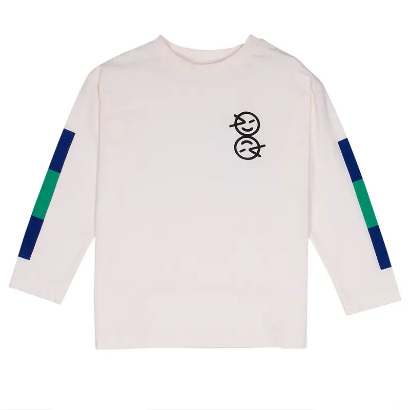 Longsleeve Ecru Green
