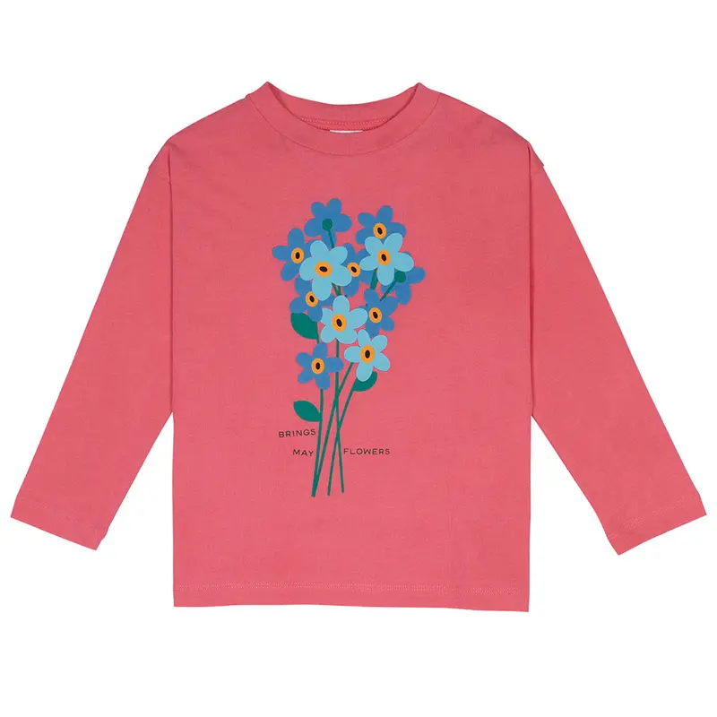 Longsleeve Forget Me Not Bubble Pink