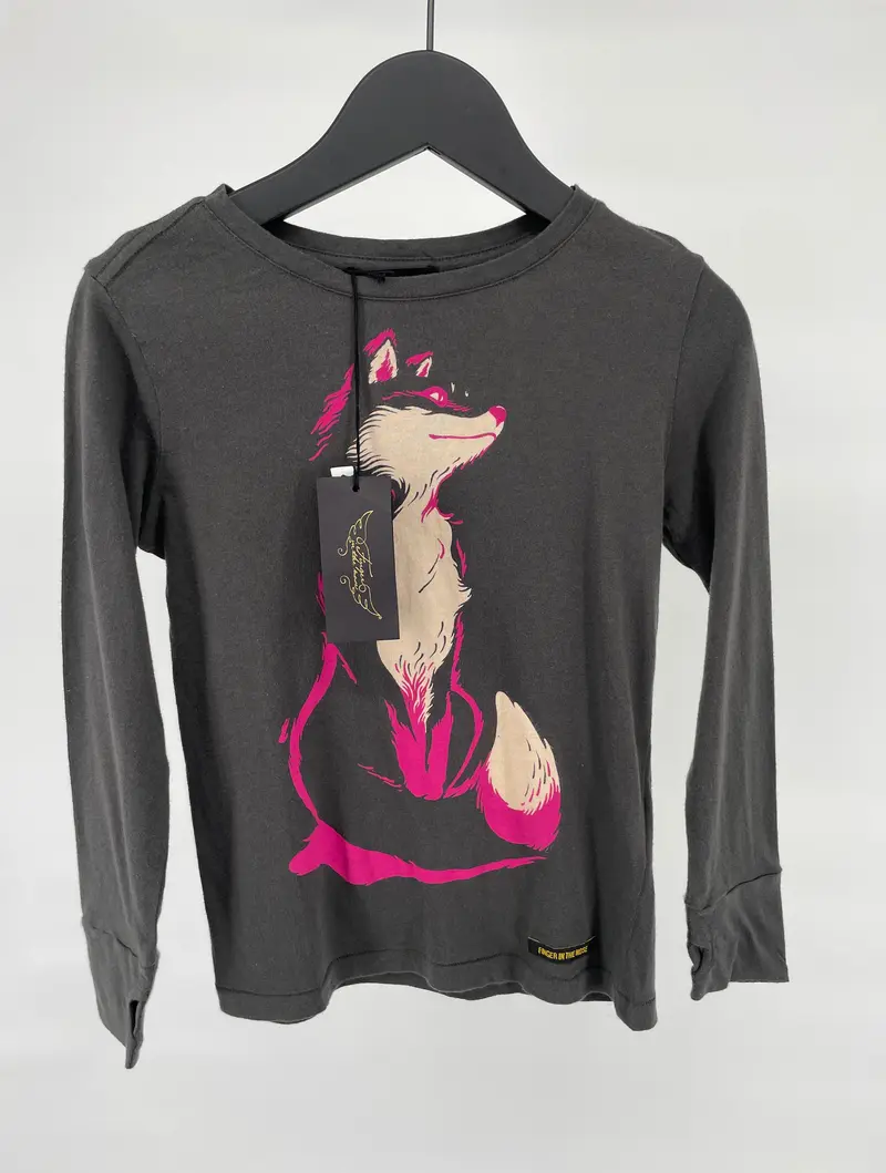 Longsleeve Grijs Vos Maat 122