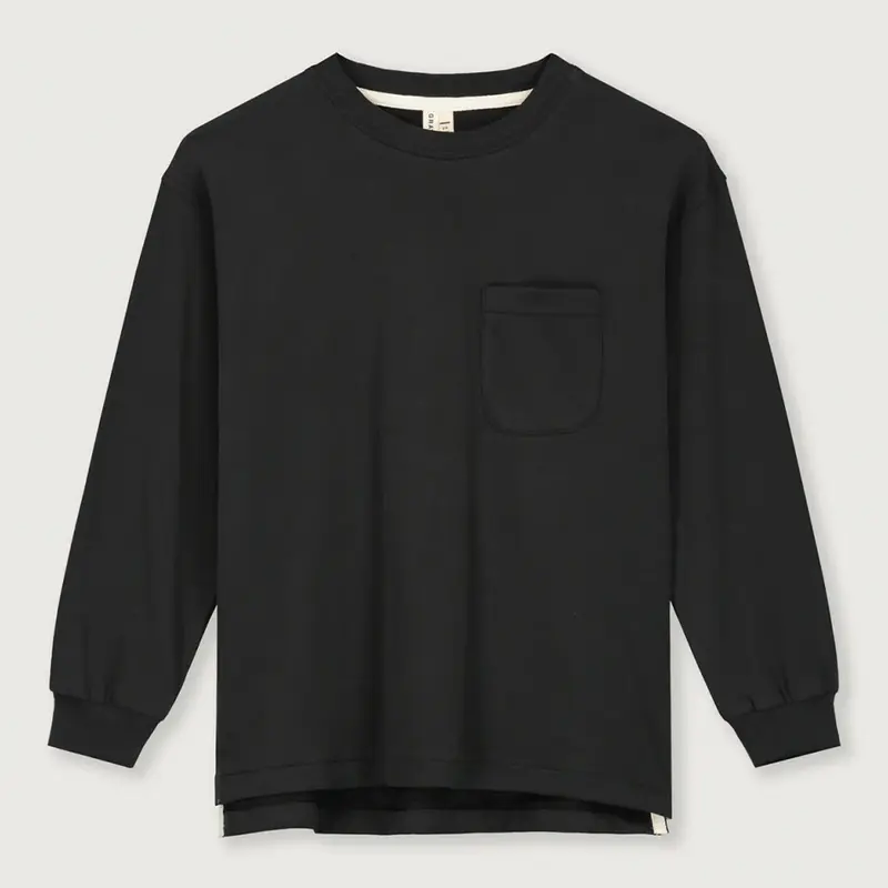 Longsleeve Oversized Nearly Black