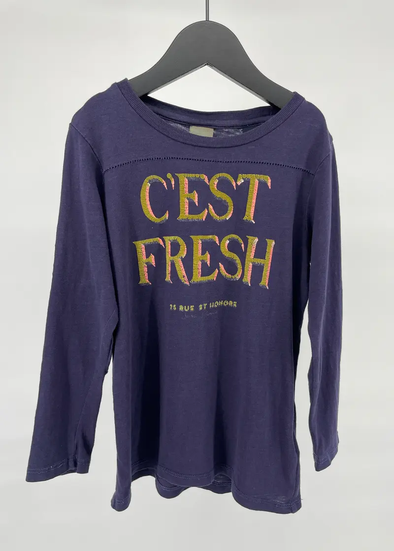 Longsleeve Paars C’est Fresh Maat 104