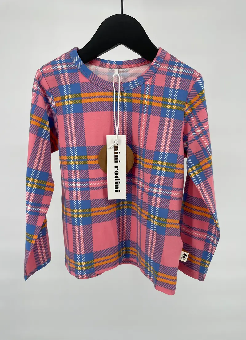 Longsleeve Roze Geruit