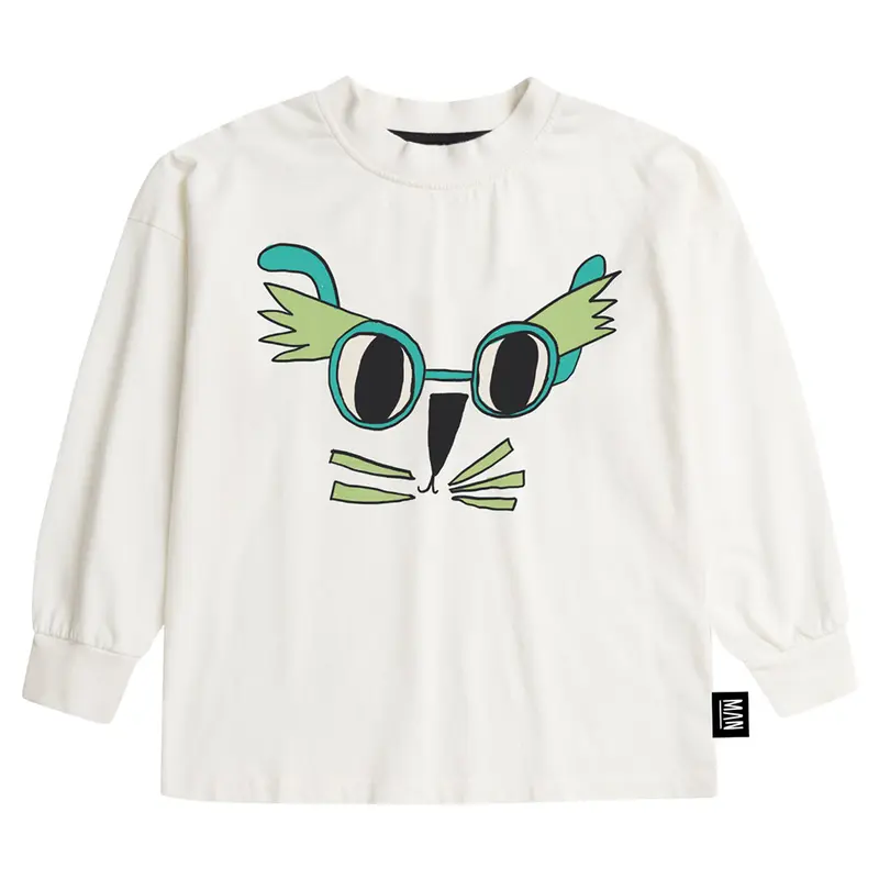 Longsleeve Silly Specs White