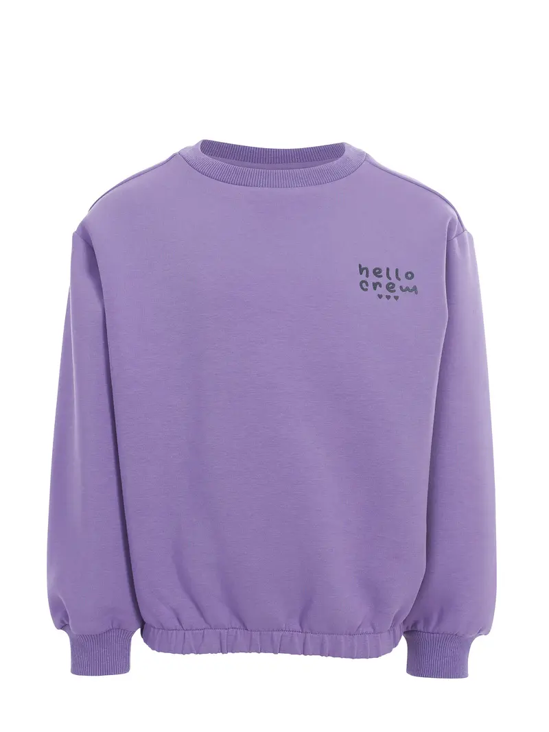 Looxs Little - Sweater Lila backprint