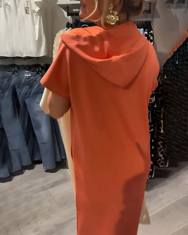 LORAVINE - Kapuzen Freizeitkleid