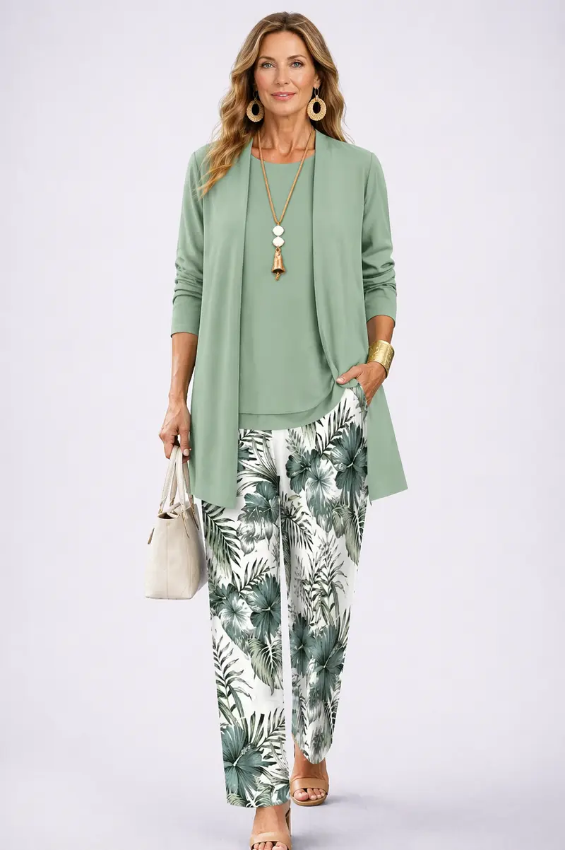 Lorraine | Elegantes 3-teiliges Casual-Set