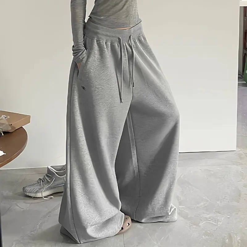Losse joggingbroek met trekkoord