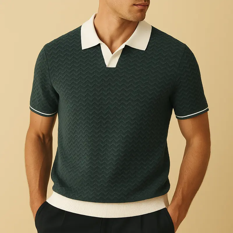 LUCA | POLOSHIRT AUS RICCIOTUCH