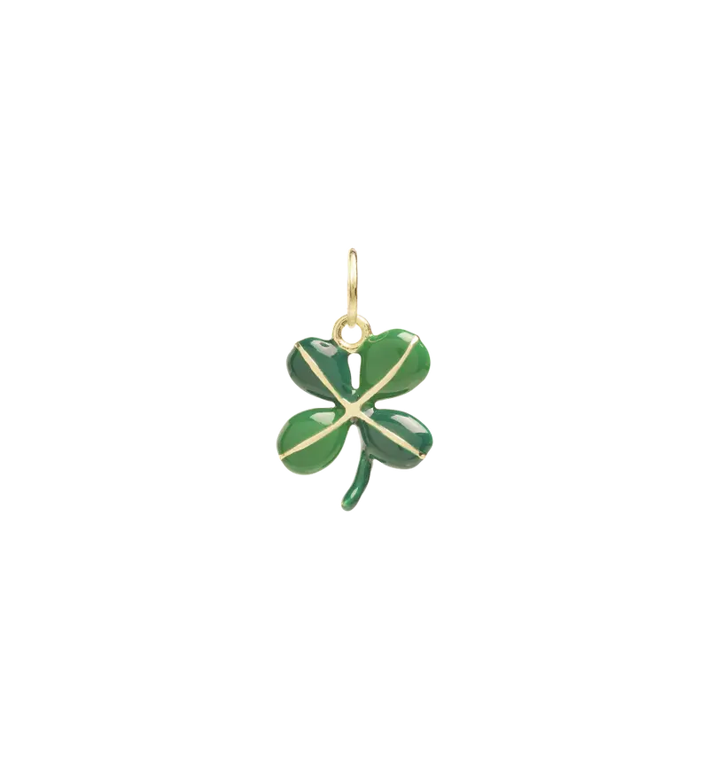 Lucky Puff Charm | Emerald Green