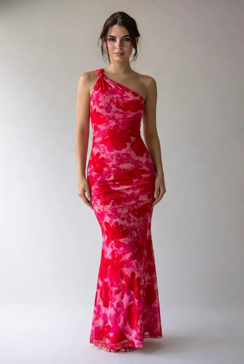 “Ludmila” halter midi dress