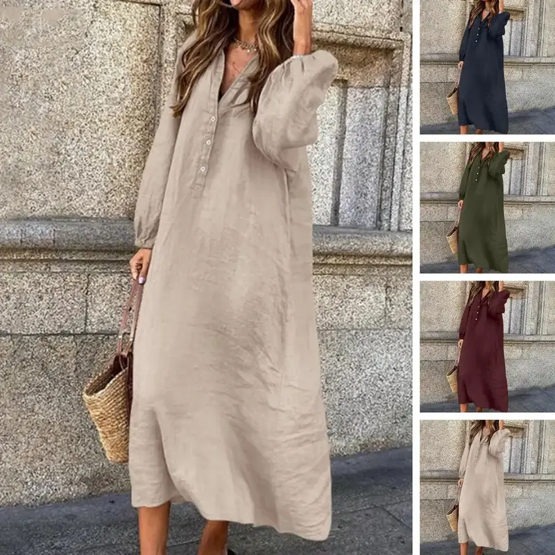 Luna™ - Langärmeliges Midikleid (1+1 GRATIS)