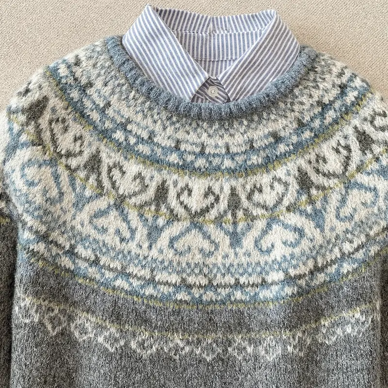 Luxe™ - Eleganter Vintage Strickpullover