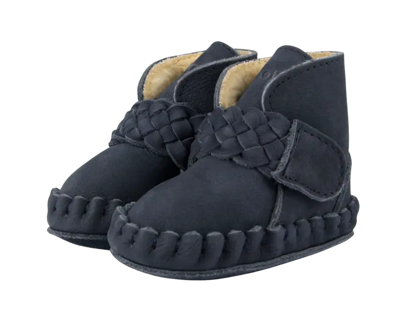 Mace Booties | Navy Nubuck