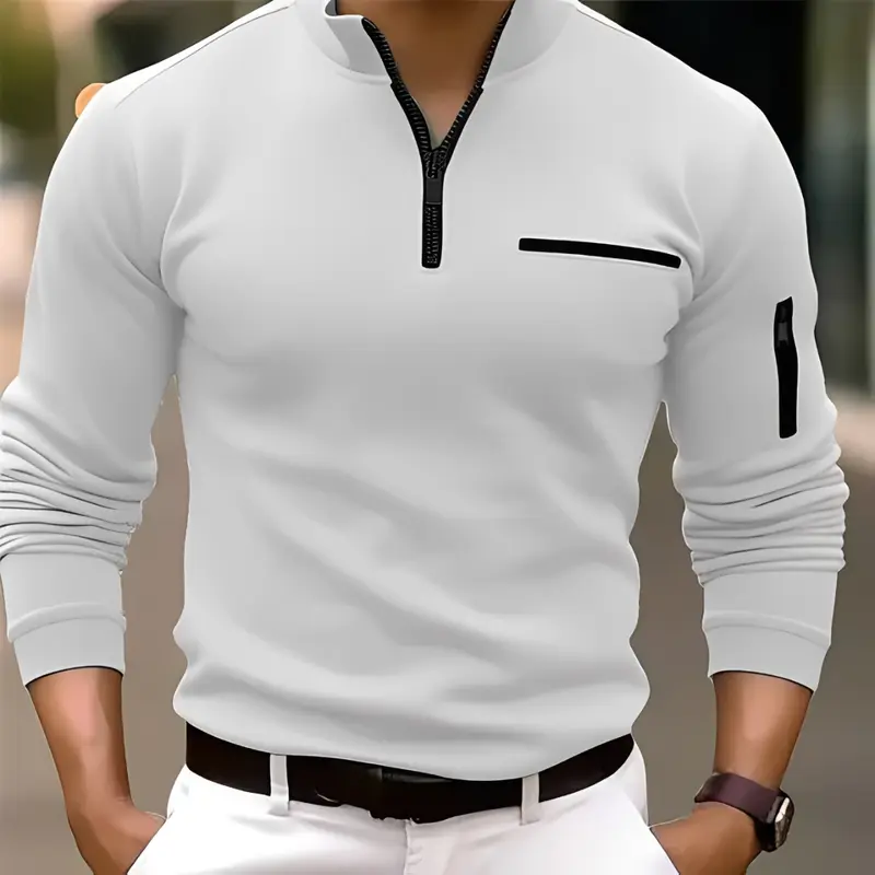 Marco - Modischer Pullover mit Zipper