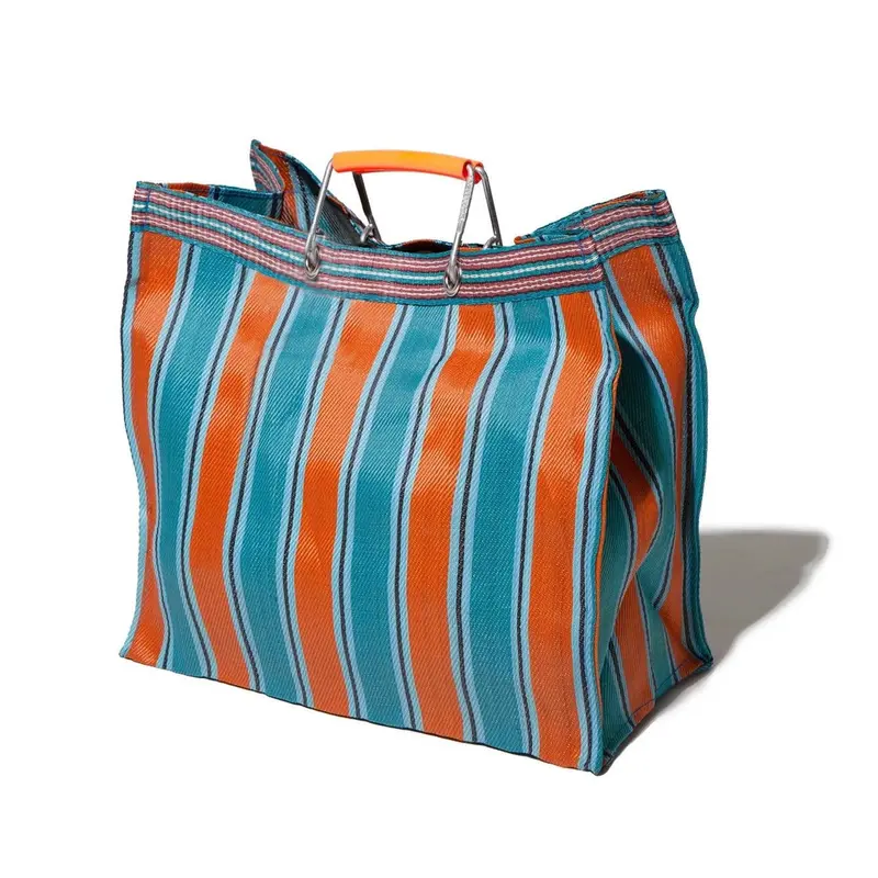 Market Bag Orange Blue