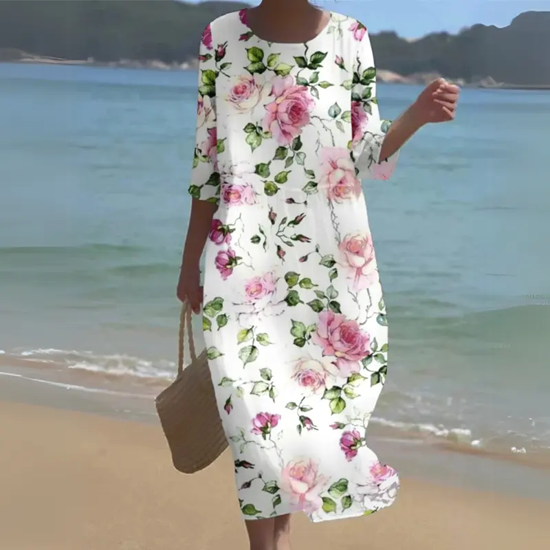 Marla | Blumenmuster Kleid