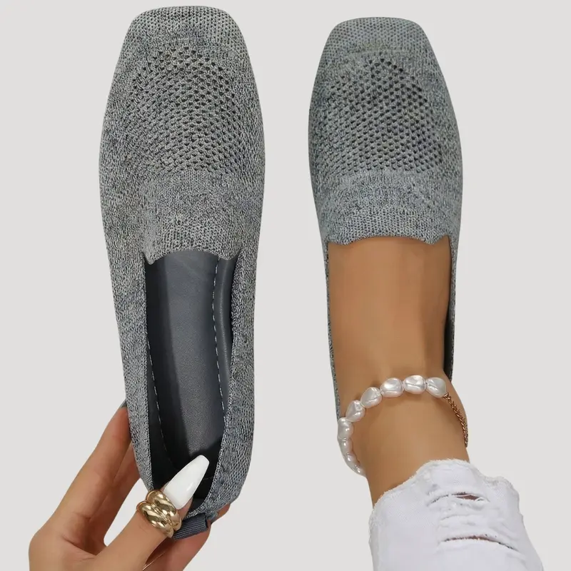 Marlene | Damen Slip-On Gestrickte Sneaker