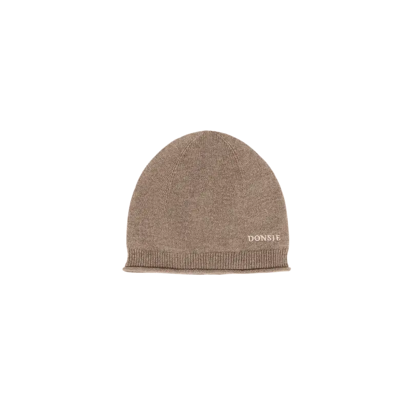 Marne Cashmere Wool Hat | Dusty Brown
