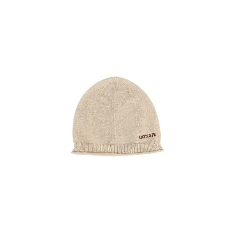 Marne Cashmere Wool Hat | Soft Sand Melange