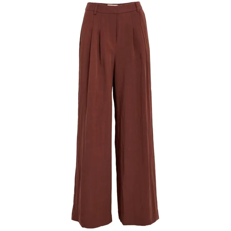 Maroon Red lyocell pantalon Rebecca