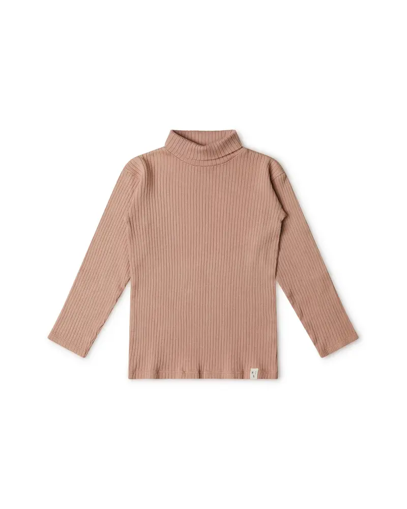 Matona Ribbed Turtleneck - Terracotta Koltrui