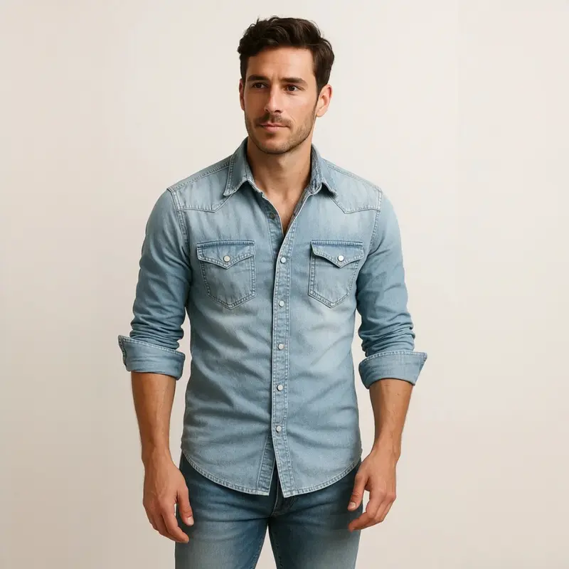 Maxime - Bequemes Langarm-Poloshirt