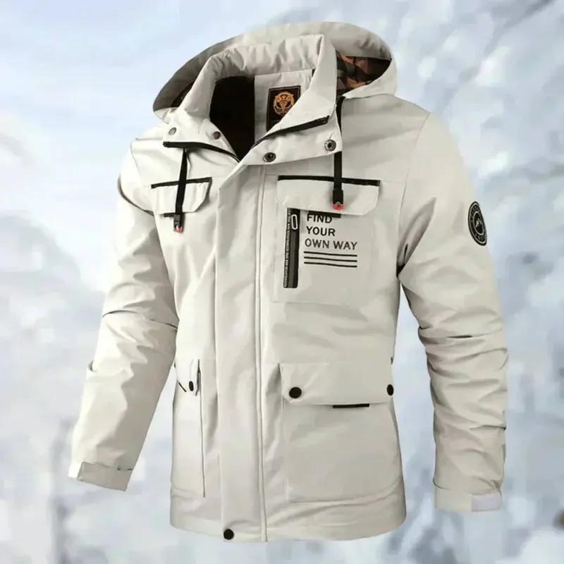 Maximilian | Herren Wasserdichte Outdoor-Steppjacke