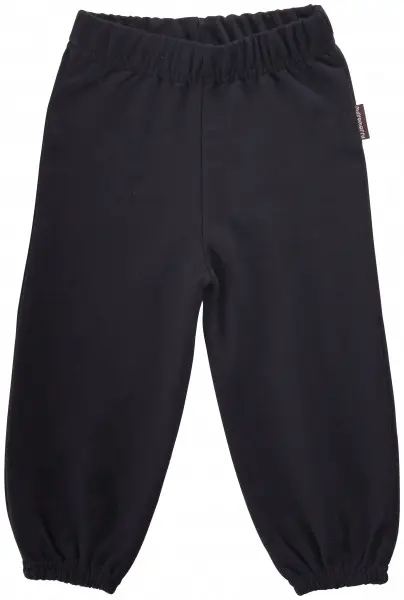 Maxomorra Pants Baby Sweat Black Zwart
