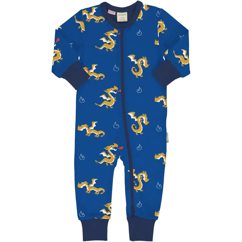 Maxomorra - Rompersuit Zipper Dragon - Jumpsuit Draken