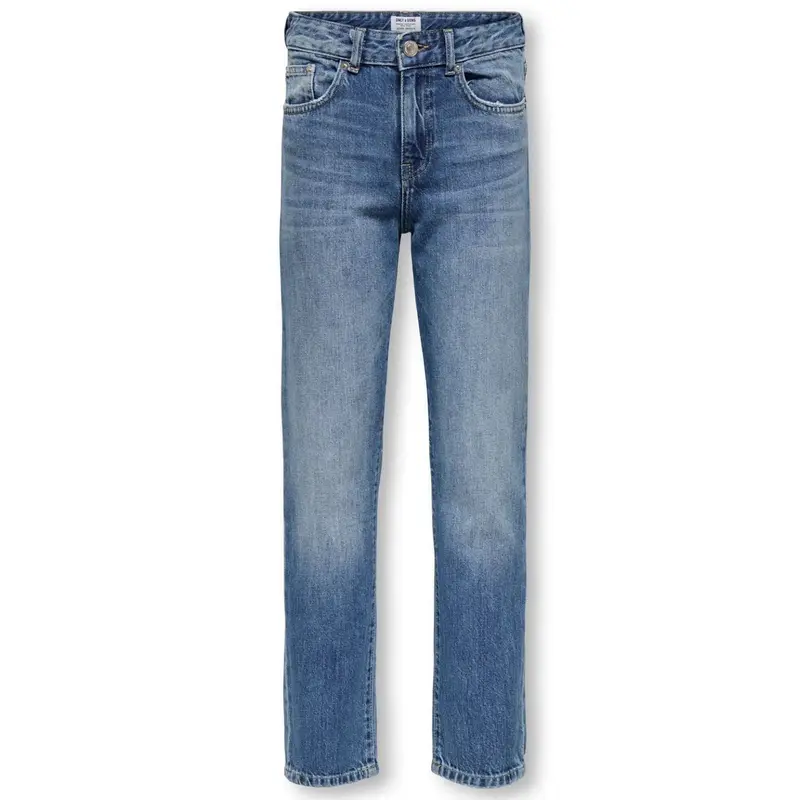 Medium Blue Denim straight fit jeans Edge