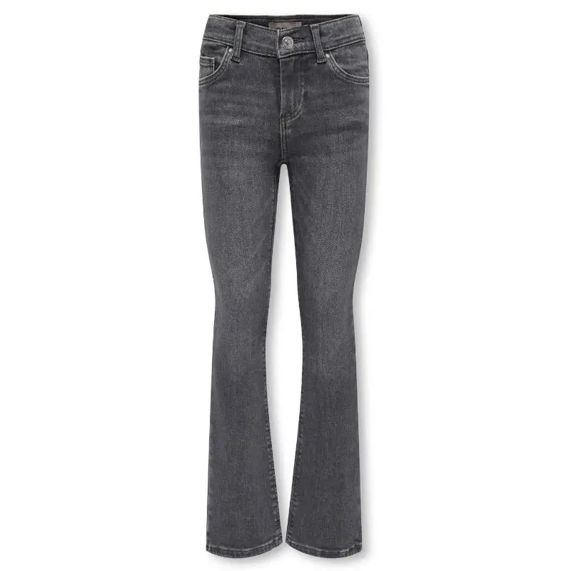 Medium Grey Denim flared jeans Blush