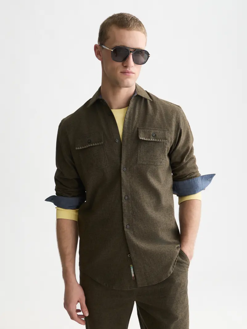 Mélange Regular-Fit Shirt