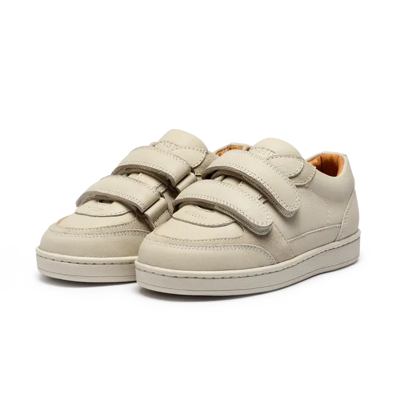 Meyo Sneakers | Cream Leather