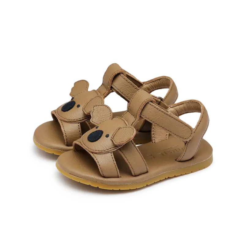 Mhalo Sandals | Koala | Truffle Leather