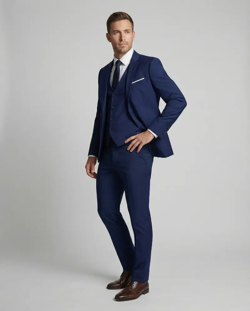 Michael | Herren Eleganter Slim-Fit Anzug