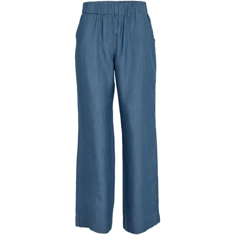 Mid Blue mid waist pantalon Mirja