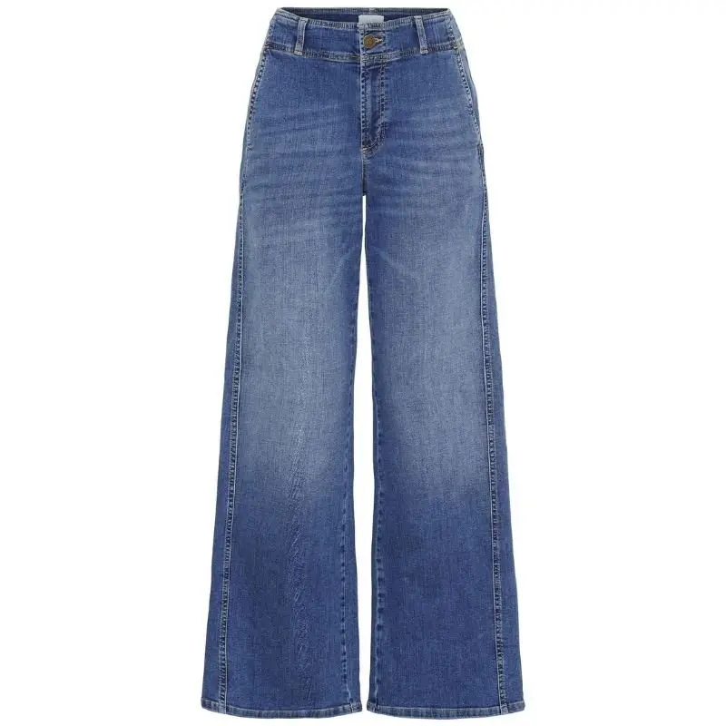 Mid Denim Wash wide fit jeans Como New