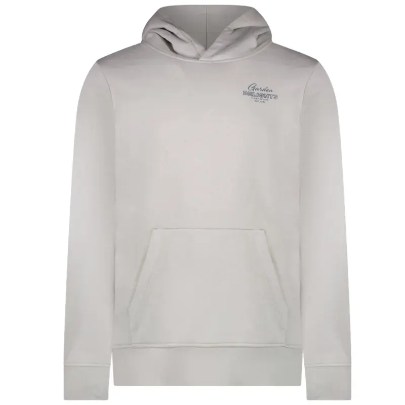 Midgrijze hoodie sweater Smyte