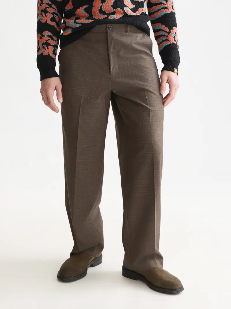 Milo Yarn-Dyed Wool-Blend Relaxed Straight-Fit Chino
