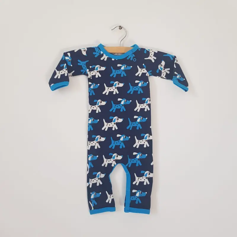Mini Cirkus - Jumpsuit Dog Blue Pak Hondjes Blauw