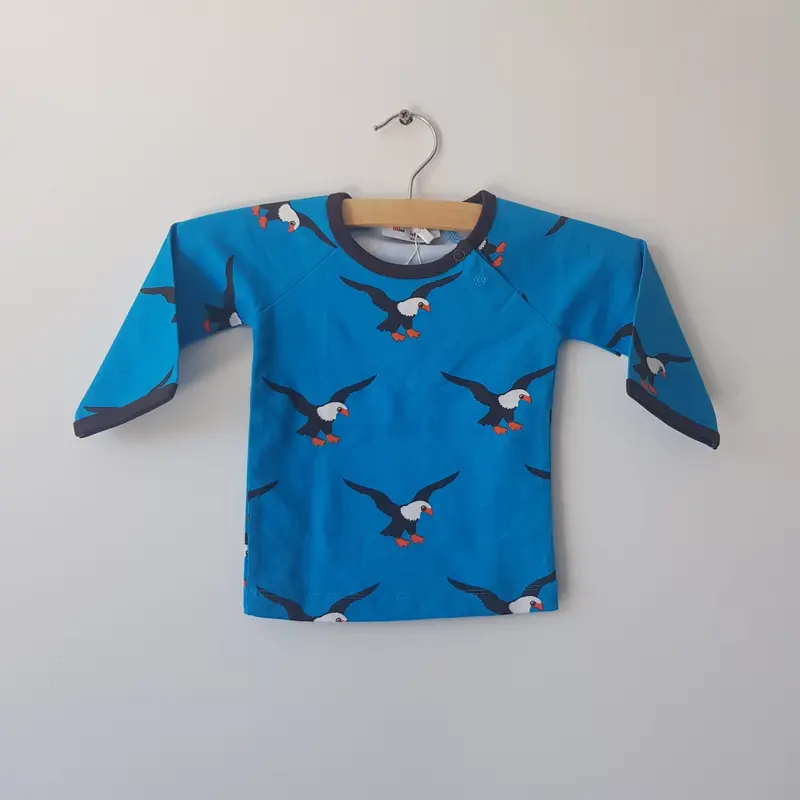 Mini Cirkus - Longsleeve Eagle Hawaiian Ocean Blue Adelaar Blauw