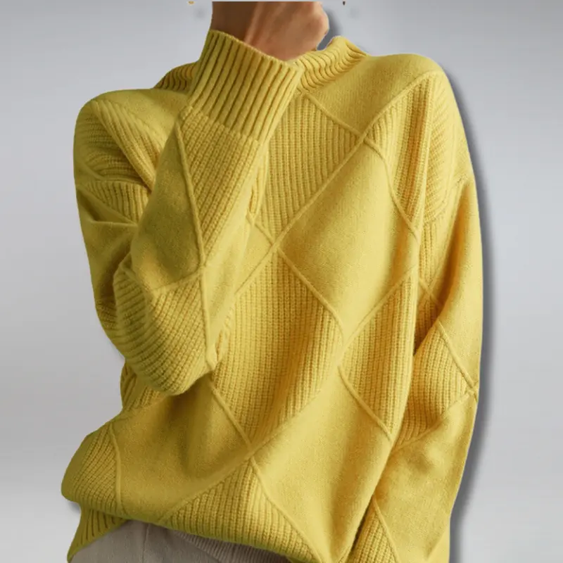 Miriam | Damen Strick Rollkragenpullover