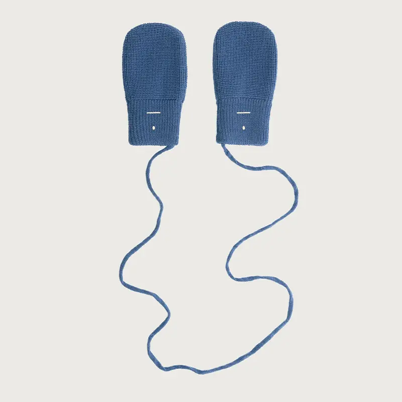 Mittens Knitted Baby Blue Moon