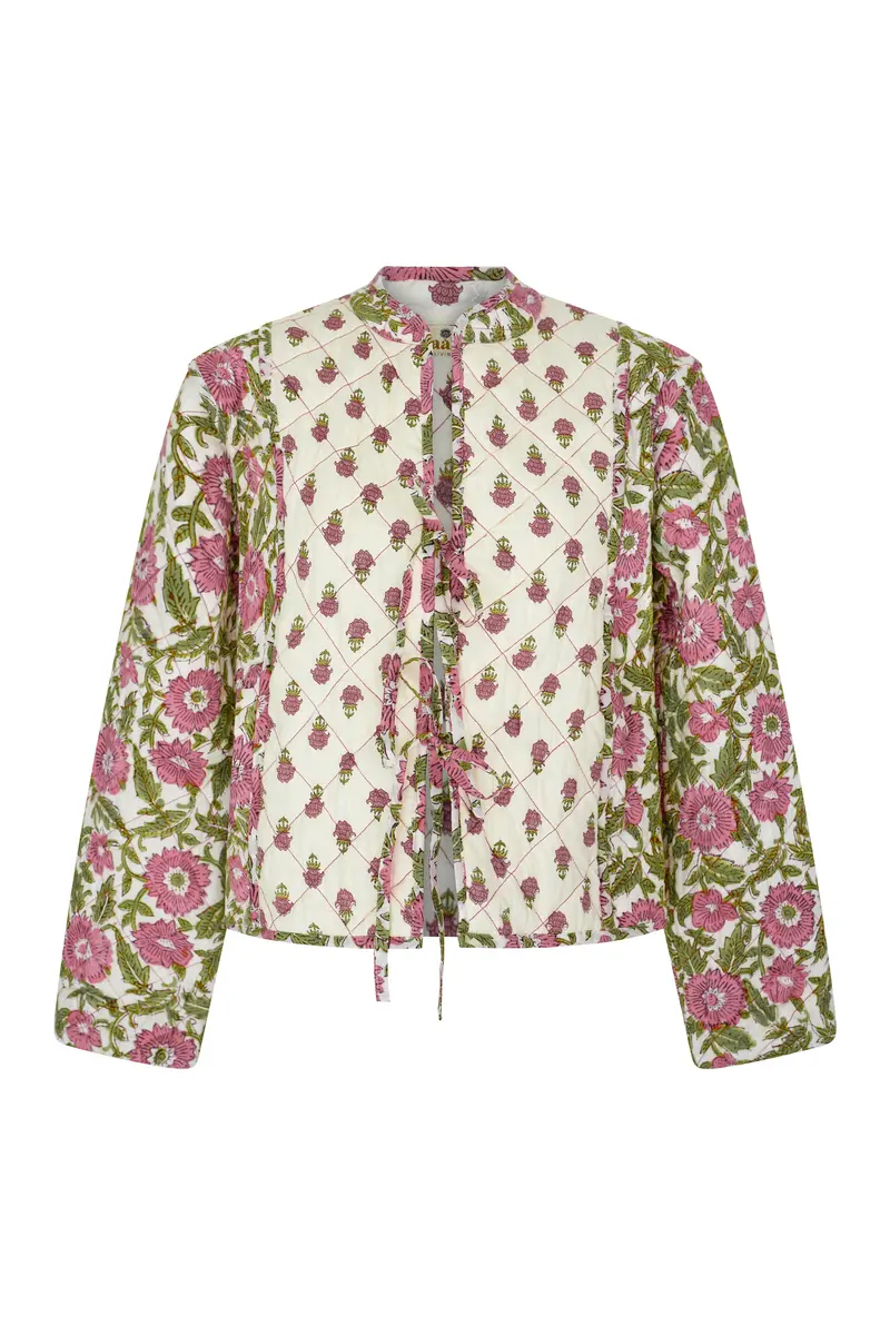 Mohani Quilted Block Print Jacket